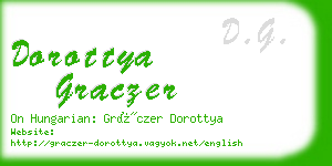 dorottya graczer business card